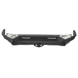 Smittybilt 76614 SRC Gen2 Rear Bumper w/Hitch Black for Jeep Wrangler JK