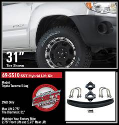 ReadyLift - ReadyLift 2.75" SST Suspension Lift Kit for 05-21 Tacoma 69-5510 - Image 2