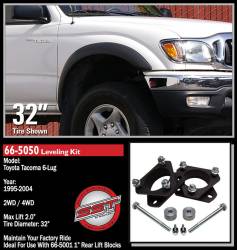 ReadyLift - ReadyLift 2.0" Suspension Leveling Kit for 95-04 Tacoma 66-5050 - Image 2