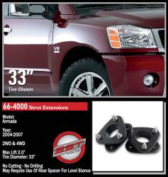 ReadyLift - ReadyLift 2.0" Suspension Leveling Kit for 04-07 Titan/Armada 66-4000 - Image 3