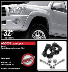 ReadyLift - ReadyLift 2.25" Suspension Leveling Kit for 05-22 Tacoma 66-5055 - Image 2