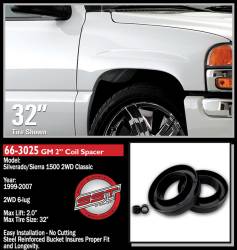 ReadyLift - ReadyLift 2.0" Suspension Leveling Kit 99-06 Silverado/Sierra RWD 66-3025 - Image 3