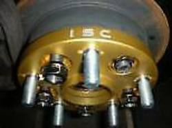 ISC Suspension - ISC Suspension WA25B 5x100 To 5x114 25mm Wheel Adapters Black Universal - Image 1