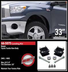 ReadyLift - ReadyLift 2.5" Suspension Leveling Kit for 07-21 Tundra 66-5075 - Image 2