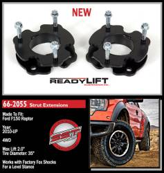 ReadyLift - ReadyLift 2.0" Suspension Leveling Kit 10-14 Ford F150 Raptor 4WD 66-2055 - Image 2
