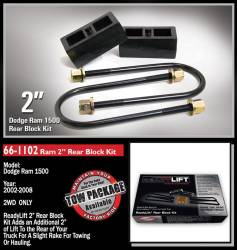 ReadyLift - ReadyLift 2.0" Rear Cast Iron Block w/U-bolt Kit for Ram 1500 66-1102 - Image 2