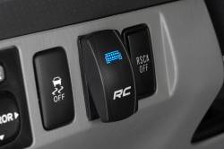 Rough Country Suspension Systems - Rough Country 2x1 Rocker Switch w/LED Logo Black/Blue 709SW - Image 2