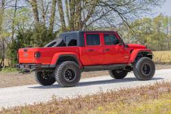 Rough Country Suspension Systems - Rough Country 10650 Tubular Black Rear Bumper for Gladiator JT - Image 6