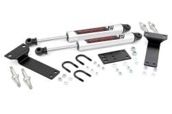 Rough Country Suspension Systems - Rough Country V2 Dual Steering Stabilizer 2"-8" Lift Super Duty 4WD 8749070 - Image 1