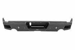 Rough Country Suspension Systems - Rough Country Heavy Duty Black Rear Bumper for 09-18 Ram 1500 10775 - Image 3
