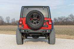 Rough Country Suspension Systems - Rough Country Tubular Black Rear Bumper for Jeep Wrangler JL 10648 - Image 6