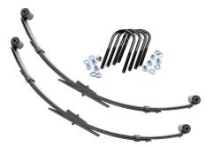 Rough Country Suspension Systems - Rough Country Rear Leaf Spring Kit for 2.5" Lift for Jeep Wrangler YJ 8012KIT - Image 1