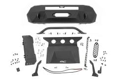 Rough Country Suspension Systems - Rough Country 10712 Hybrid Front Winch Bumper Black for 16-23 Toyota Tacoma - Image 4