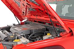 Rough Country Suspension Systems - Rough Country 10643 Hydraulic Hood Support Strut Kit for 07-18 Wrangler JK - Image 1