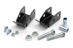 Rough Country Suspension Systems - Rough Country 1185 Rear Shock Reloaction Brackets for 97-06 Jeep Wrangler TJ - Image 1
