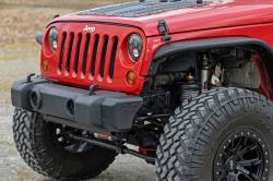 Rough Country Suspension Systems - Rough Country 1047 Stubby Bumper End Caps Black for 07-18 Jeep Wrangler JK - Image 6