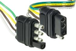 Hopkins Towing Solution - Hopkins 48205 4-Wire Flat Connector Vehicle To Trailer Wiring Connector - Image 2