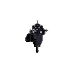 AEM Electronics - AEM 25-301BK Adjustable Fuel Pressure Regulator Offset Flange Straight Return - Image 1