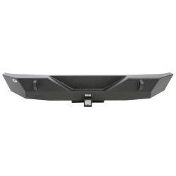 Smittybilt - Smittybilt 76855 XRC Rear Bumper w/Hitch Black for 07-18 Jeep Wrangler JK 2/4DR - Image 1