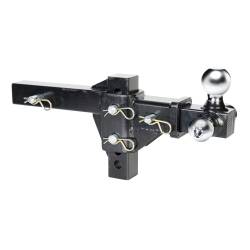 Husky Towing - Husky Towing 2" Tri-Ball Adjustable Trailer Hitch Ball Mount 30001 - Image 1