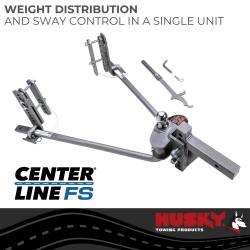 Husky Towing - Husky Towing 33310 6K Class III Centerline FS Weight Distribution Hitch Kit - Image 2