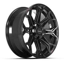 4PLAY - 4PLAY Wheels 4P83-22090-6D55-12B 4P83 22x9 6x5.5 6x135 12mm Gloss Black - Image 1