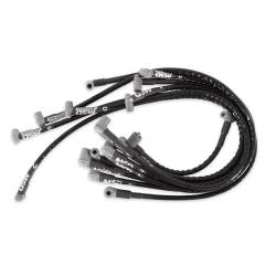 MSD Ignition 35591 Sleeved 8.5mm Spark Plug Wires for SBC Under Exhaust