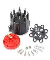 MSD - MSD Ignition 84336 Distributor Cap & Rotor Kit Black for Chevy V8 HEI - Image 5