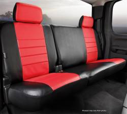 Fia SL62-23 RED LeatherLite Custom Seat Cover for 04-11 Canyon Colorado