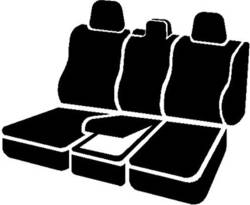 FIA - Fia SL69-45 BLK/BLK LeatherLite Custom Seat Cover for 19-22 1500 - Image 2