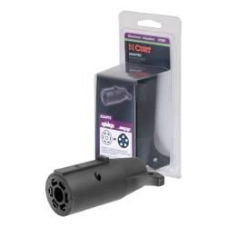 CURT - CURT Manufacturing 57261 7-Way Round RV To 6-Way Round Adapter - Image 1