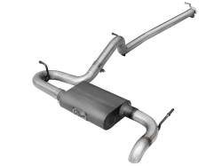aFe Power 49-08043 2.5" Cat-Back Aluminized Steel Exhaust Kit for Jeep 3.6-3.8