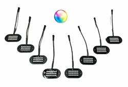 5150 Whips 187 V2.0 Bluetooth 8-Pod Rock Light Kit w/Control Harness