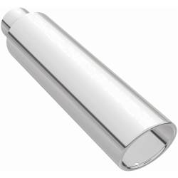 MagnaFlow Exhaust Products - MagnaFlow 35117 Single Polished Exhaust Tip 2.5" Inlet/4" Outlet - Image 2