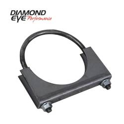 Diamond Eye Performance - Diamond Eye 444003 Clamp U-bolt Stlye 5" Standard Steel - Image 1
