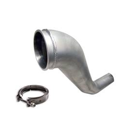 Diamond Eye Performance - Diamond Eye 221043 Hx40 Turbo Downpipe Kit w/Vc400hx40 Clamp 4" Aluminized - Image 2