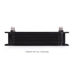 Mishimoto MMOC-10BK Black Universal 10-Row Oil Cooler