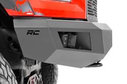 Rough Country Suspension Systems - Rough Country Heavy Duty Black Front Bumper 15-17 Ford F150 10770 - Image 3