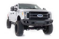 Rough Country Suspension Systems - Rough Country Heavy Duty Black Front Bumper 17-22 Super Duty 10787 - Image 3