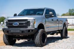 Rough Country Suspension Systems - Rough Country Heavy Duty Black Front Bumper 17-22 Super Duty 10787 - Image 6
