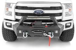 Rough Country Suspension Systems - Rough Country EXO Front Bumper Winch Mount Kit 09-24 Ford F150 10762 - Image 3