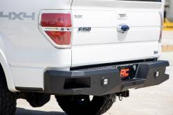 Rough Country Suspension Systems - Rough Country Heavy Duty Black Rear Bumper 09-14 Ford F150 10768 - Image 5