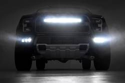 Rough Country Suspension Systems - Rough Country 2" Triple LED Pod Fog Lights-Spot 17-20 F150 Raptor 70700DRLA - Image 5