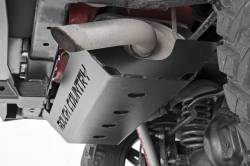 Rough Country Suspension Systems - Rough Country 779 Muffler Skid Plate Black for 07-18 Jeep Wrangler JK - Image 6