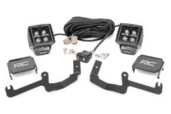 Rough Country A-Pillar 2" LED Ditch Light Kit'spot 19-24 Silverado 1500 70843