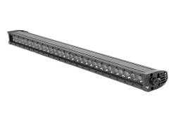 Rough Country Suspension Systems - Rough Country Black Series 30" Single Row DRL LED Light Bar EACH 70730BLDRL - Image 1