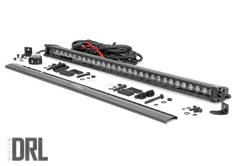 Rough Country Suspension Systems - Rough Country Black Series 30" Single Row DRL LED Light Bar EACH 70730BLDRL - Image 2