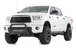 Rough Country Suspension Systems - Rough Country B-T4071 Black Front Bumper Bull Bar w/LED for Tundra/Sequoia - Image 2