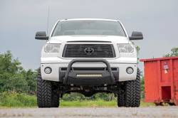 Rough Country Suspension Systems - Rough Country B-T4071 Black Front Bumper Bull Bar w/LED for Tundra/Sequoia - Image 6