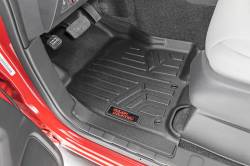 Rough Country Suspension Systems - Rough Country Front/Rear Floor Liners Black for 22-24 Frontier Crew M-80515 - Image 2